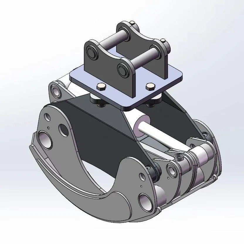 Customized Hydraulic Rotary Gripper for 3-5 Ton Excavators