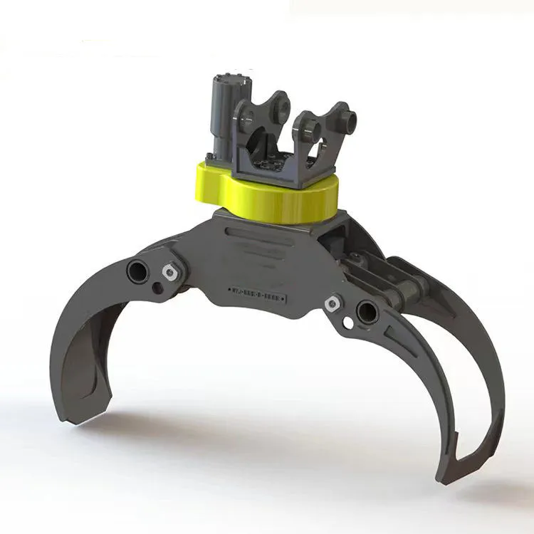 Excavator Hydraulic Rotating Grapple — Wood, Log & Stone Handling