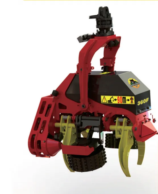 Hydraulic Trailer Grapple — 360° Rotary Grapple for Excavators