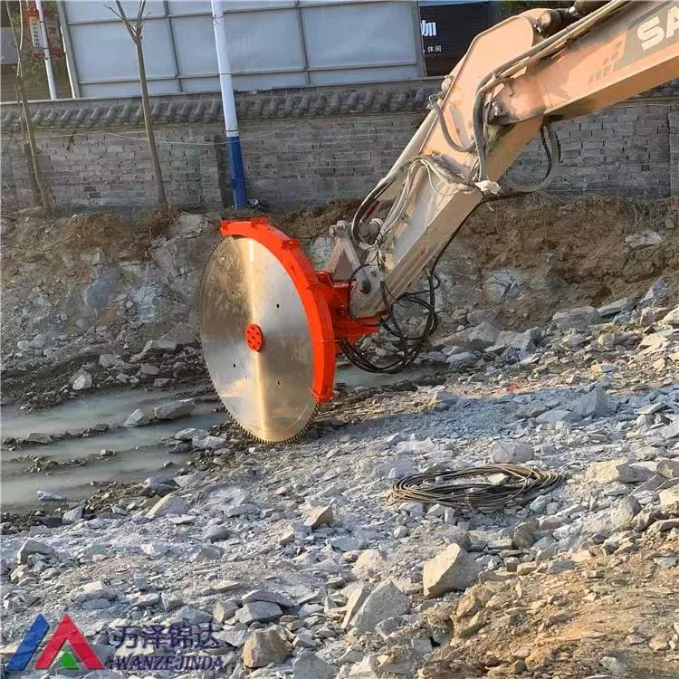 High Efficiency Rotary Rock Saw for Hard Geology — Excavator Rock Cutter